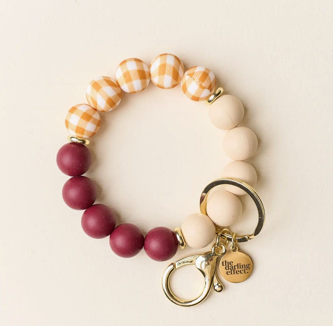 Wristlet - Berry Gingham