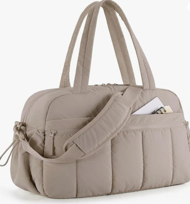 Lightweight Workout Duffle Bag- Camel