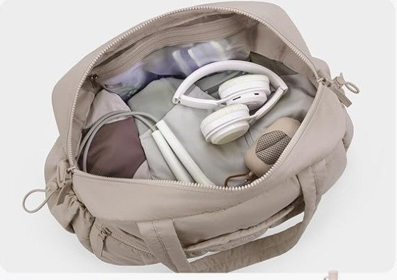 Lightweight Workout Duffle Bag- Camel