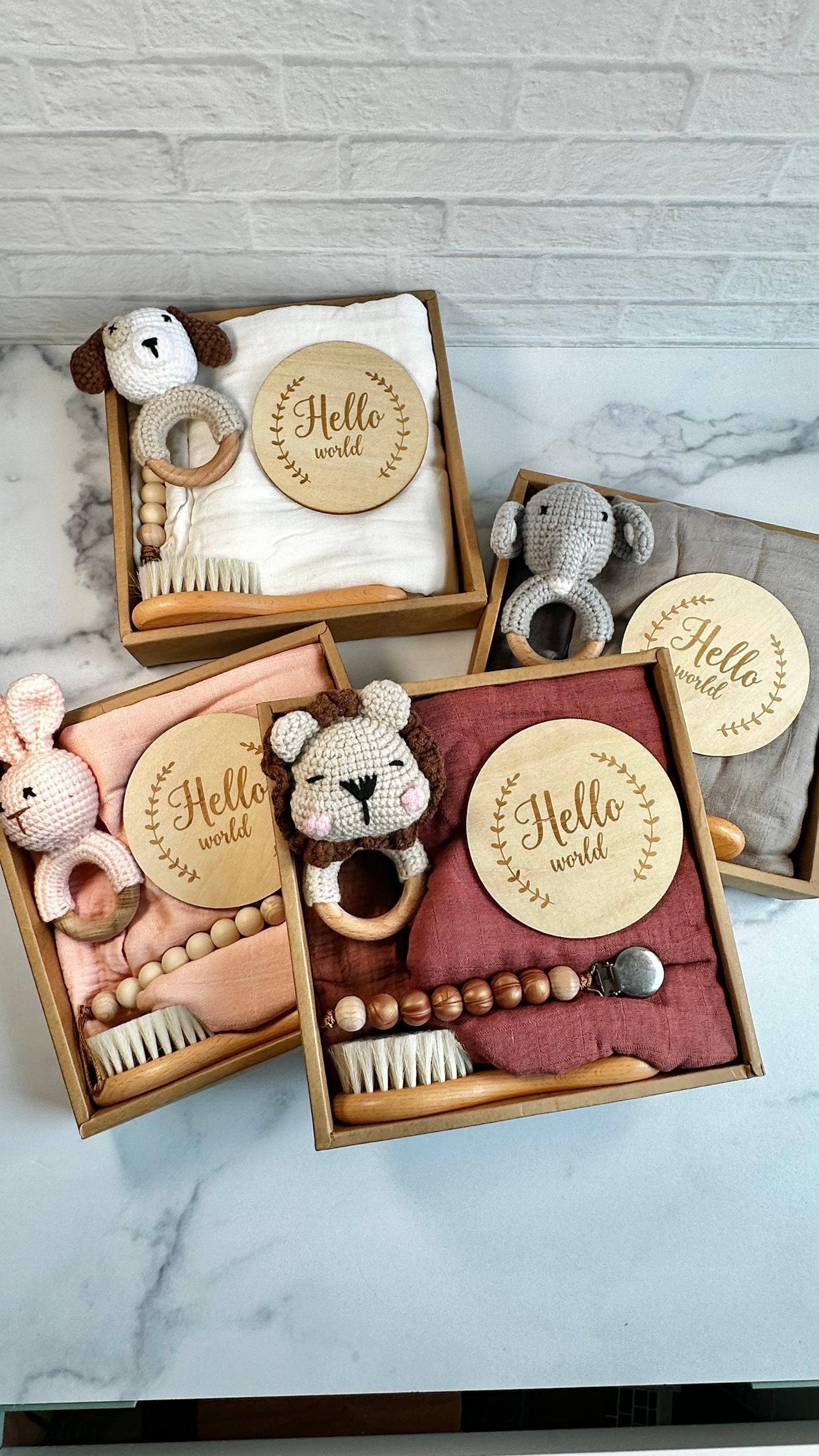 Welcome Baby Gift Box - Charming 6-Piece Set for Newborns