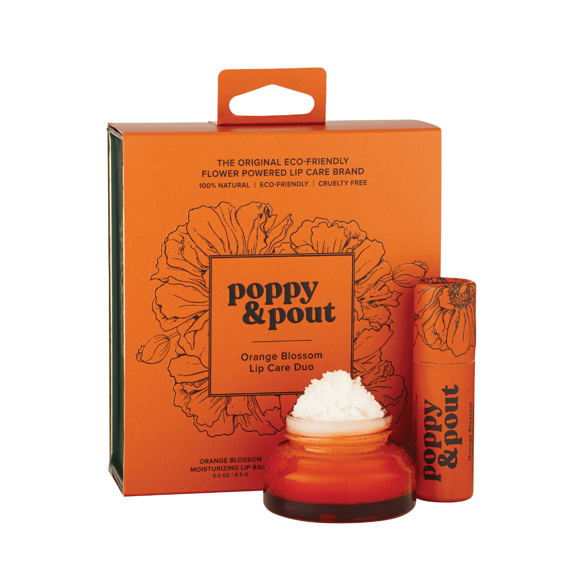 Poppy & Pout - Lip Care Duo - Orange Blossom
