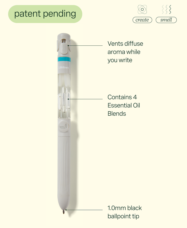 Lifelines Pen Diffuser with Essential Oil Blend - Crsip Mountain Air