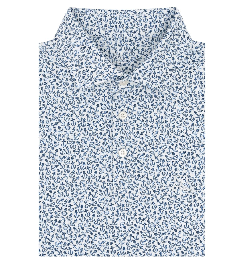 Rhoback Men's "The Anchors" Polo