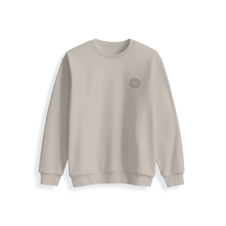 Monochrome Crewneck Pullover - Sand