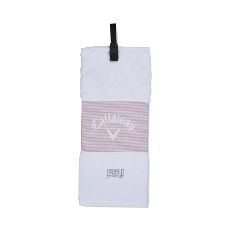 Callaway Golf Trifold Towel - Mauve
