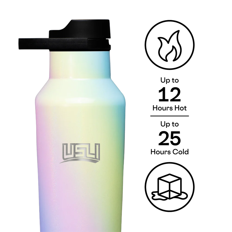 Corkcicle Canteen - 20 oz - Rainbow Unicorn