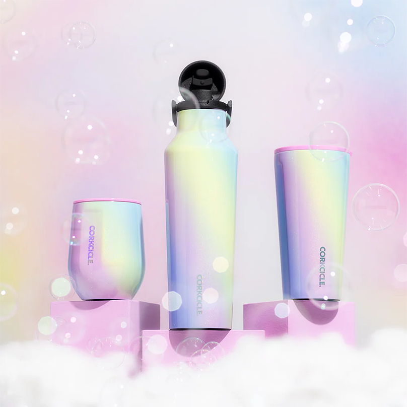 Corkcicle Canteen - 20 oz - Rainbow Unicorn