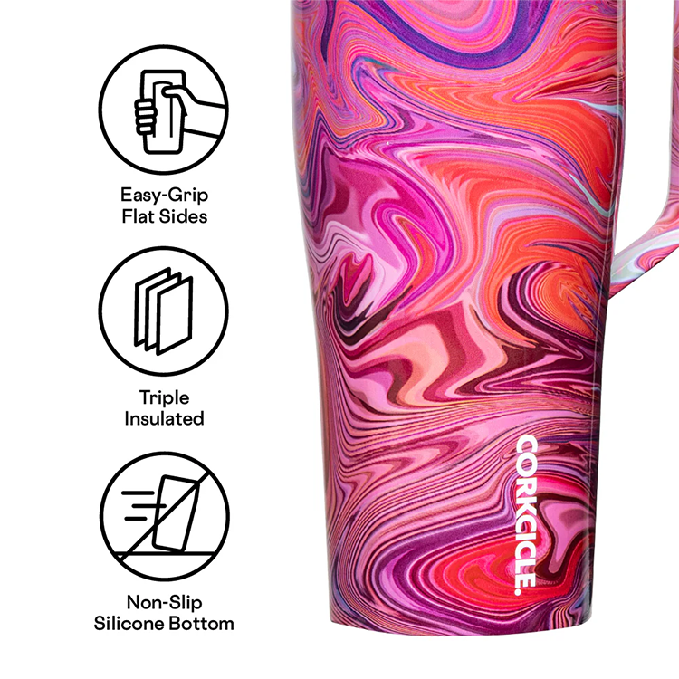 Corkcicle Cold Cup XL - 30 oz - Lava Lamp