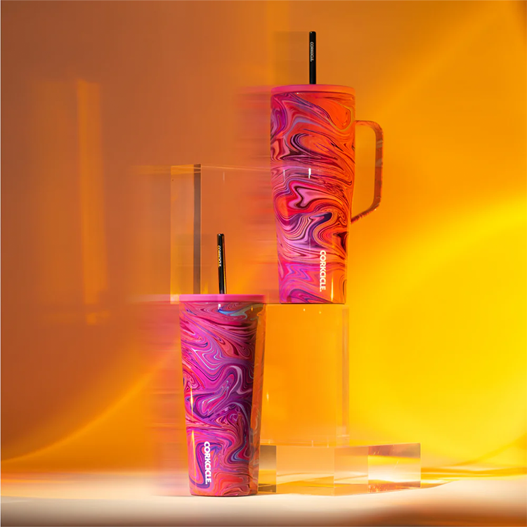 Corkcicle Cold Cup XL - 30 oz - Lava Lamp