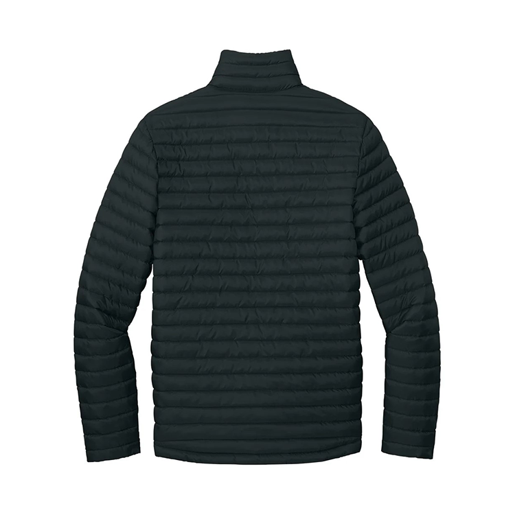 Eddie Bauer Men's Black Packable Quilted Full-Zip