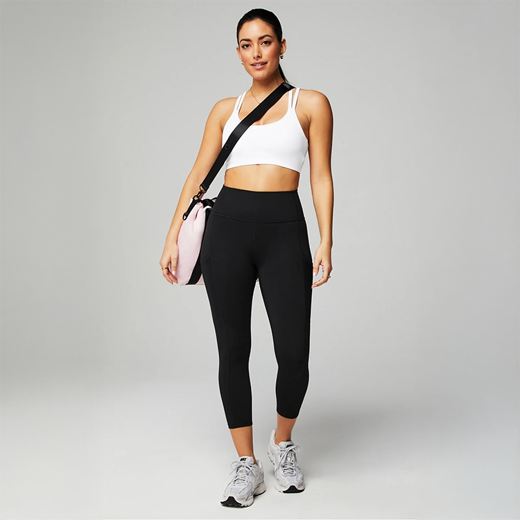 Fabletics - Women's On The Go Powerhold High-waisted Capri Legging - Black