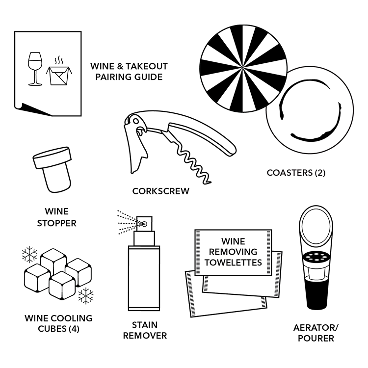 Uncork + Unwind Wine Night Kit