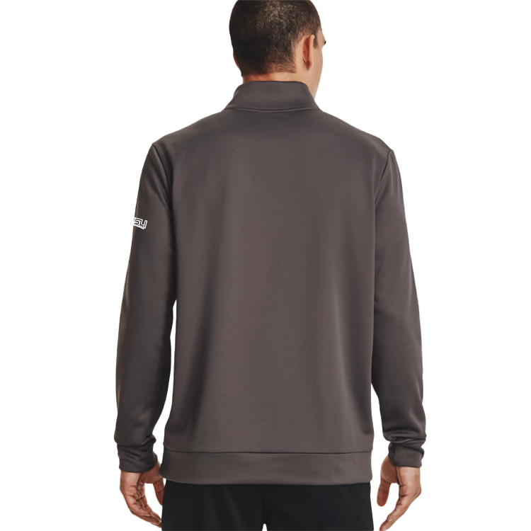 Men's Under Armour Fleece 1/4 Zip - Clay Gray