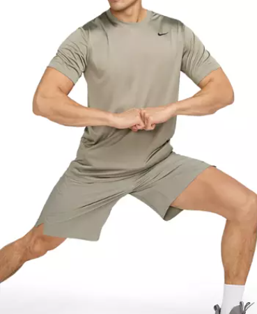 Nike Men's Dri-FIT Fitness T-Shirt - Light Army