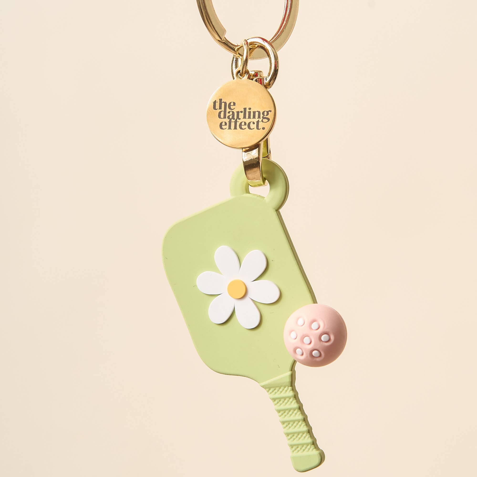Pickleball Paddle Keychain-Green