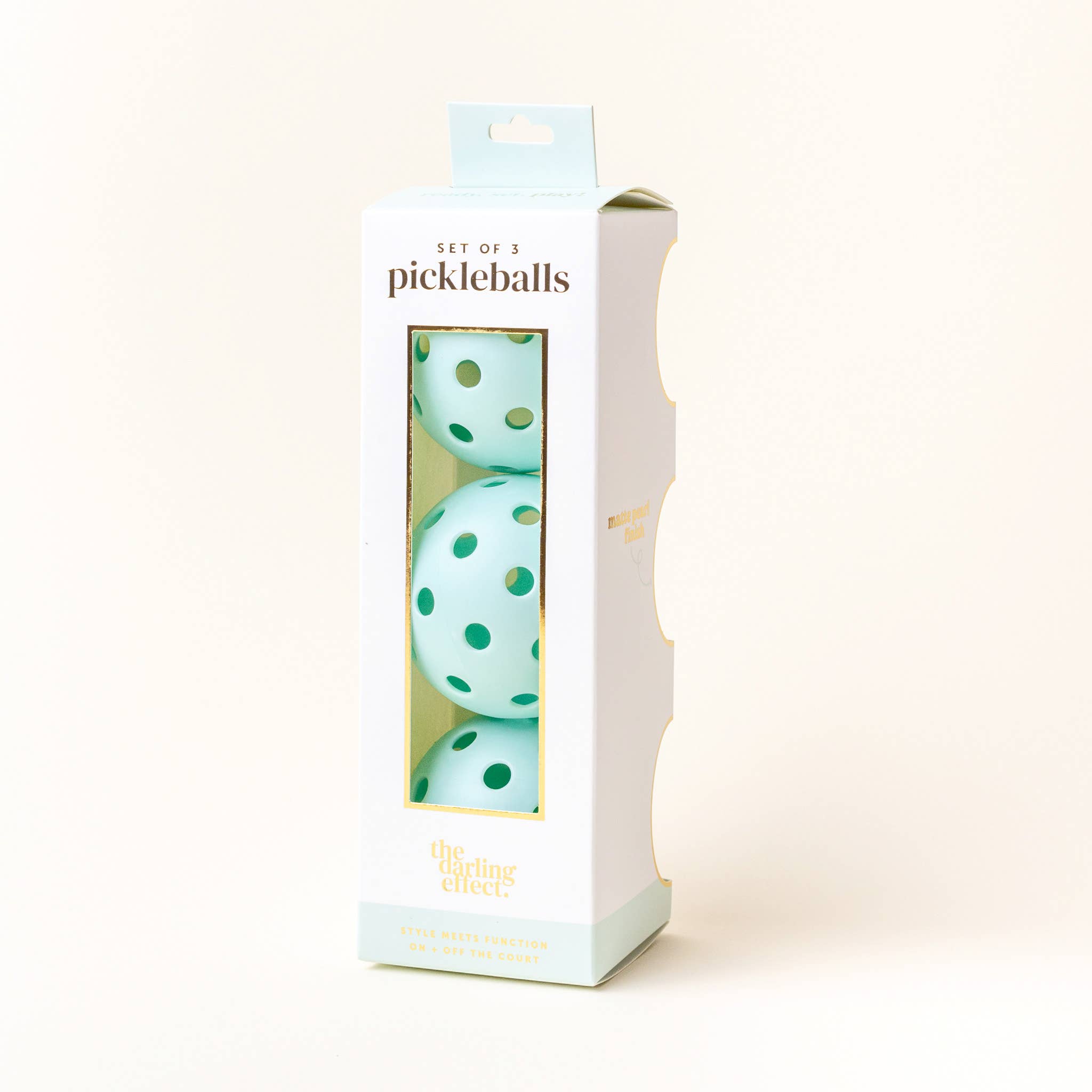 Pickleball Ball Set-Aqua