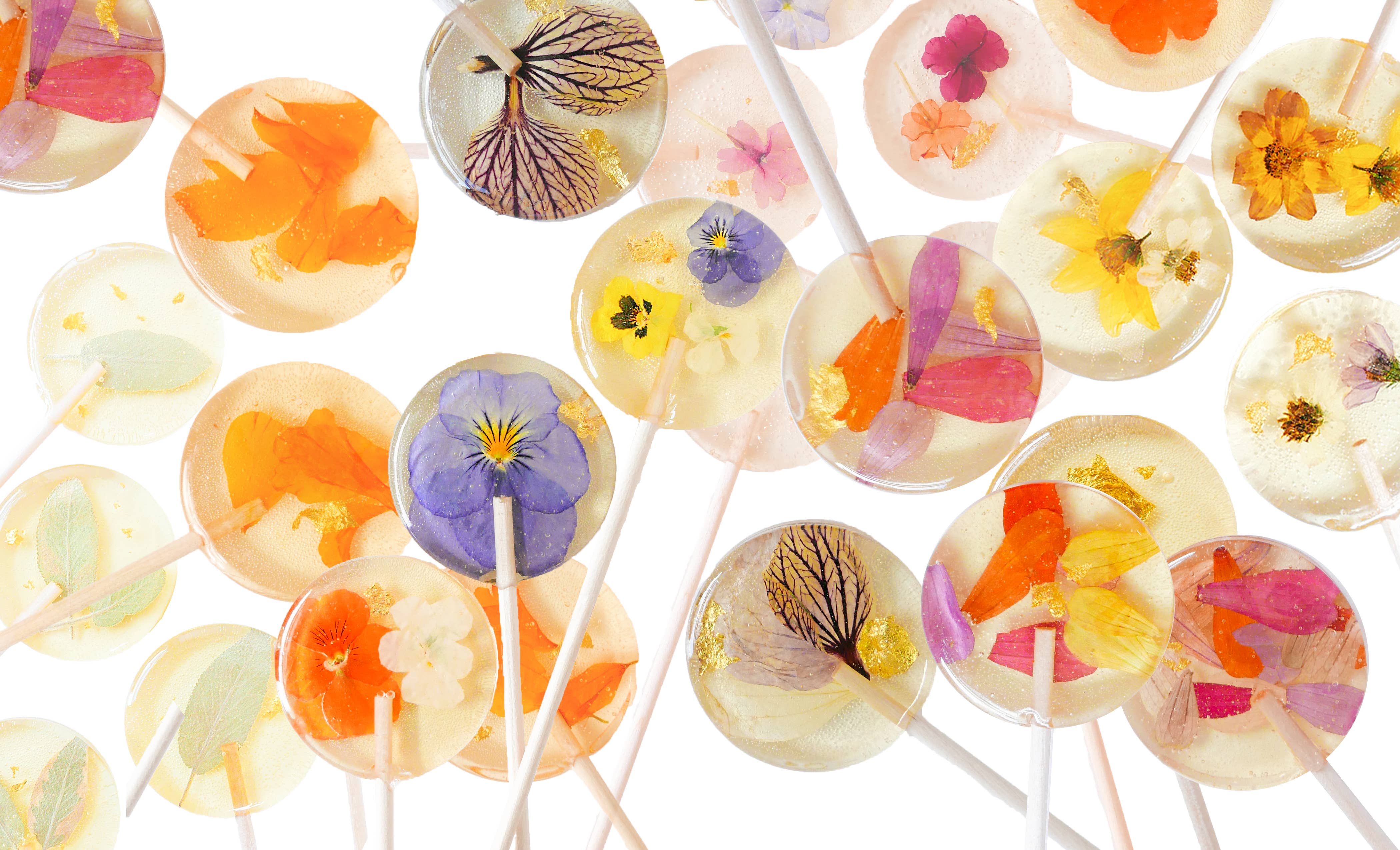 Edible Flower Lollipop (Assorted Flavors)