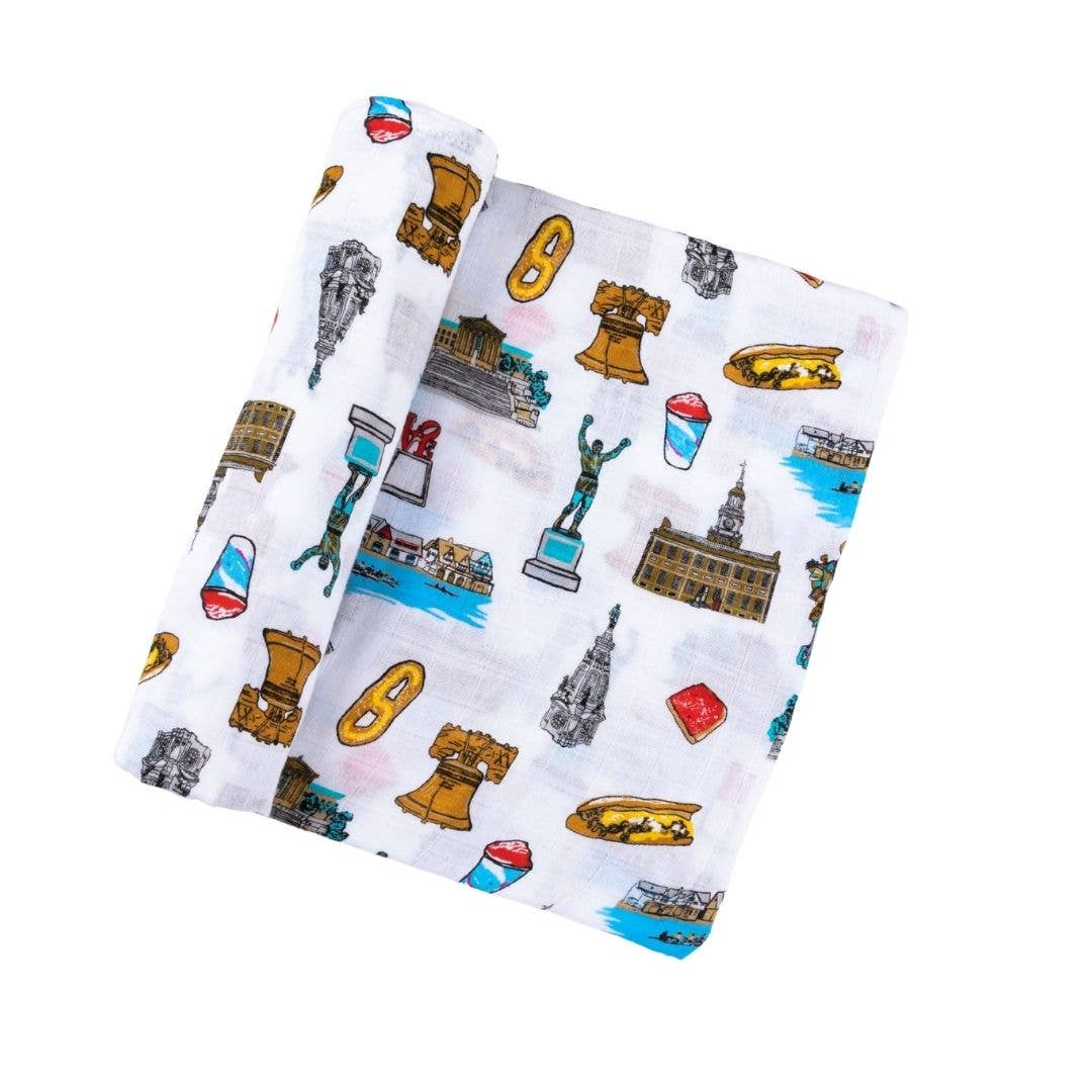 Philadelphia Baby Swaddle Blanket (Unisex)