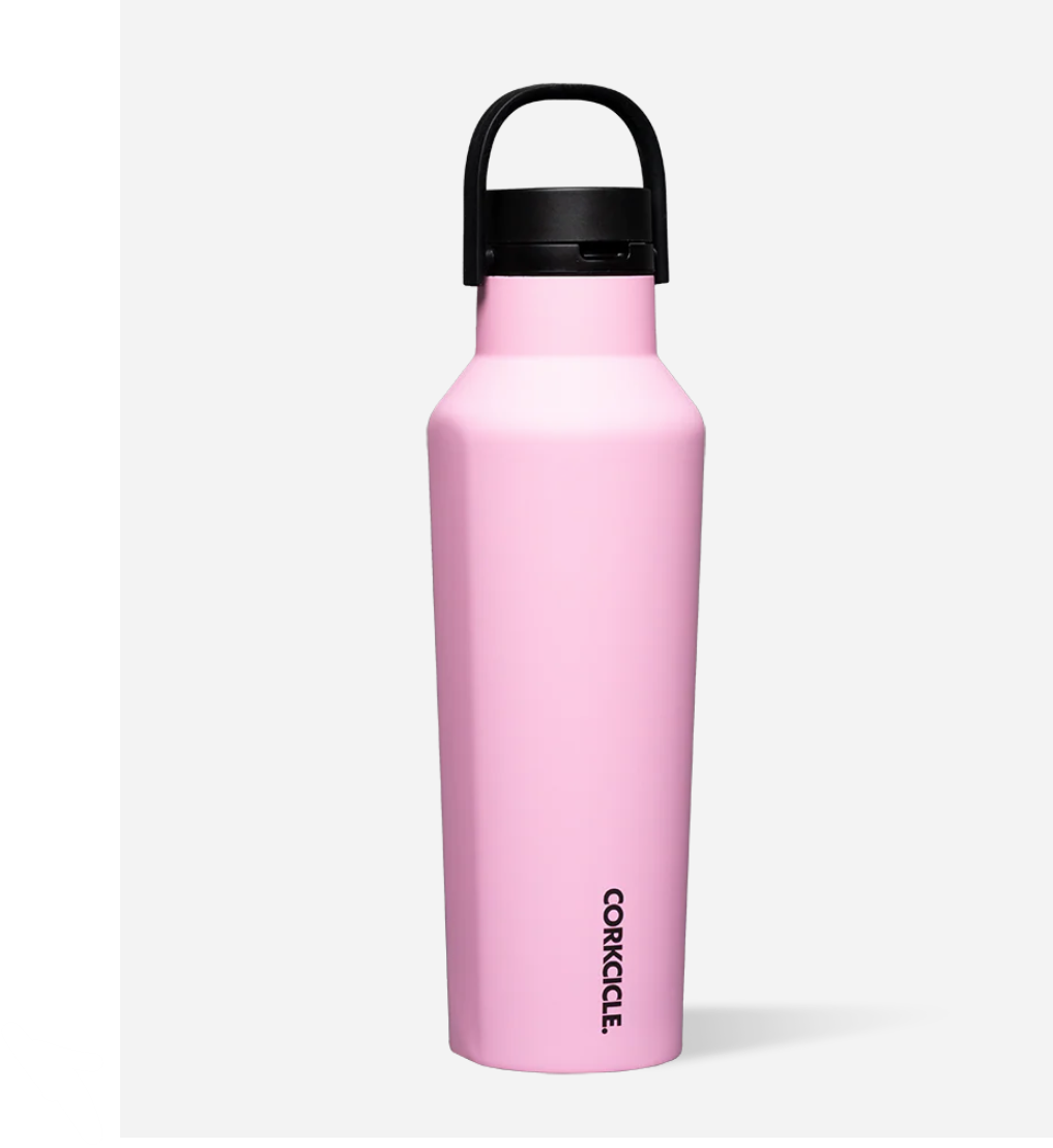 Corkcicle Canteen - 20 oz - Sun-Soaked Pink