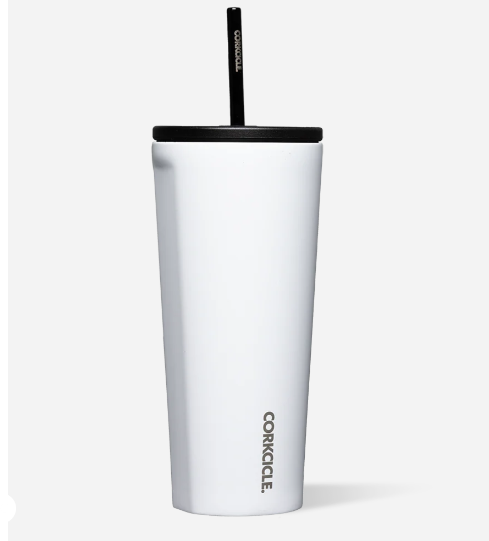 Corkcicle Cold Cup - 24 oz - Gloss White