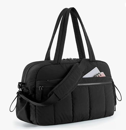 Lightweight Workout Duffle Bag- Black