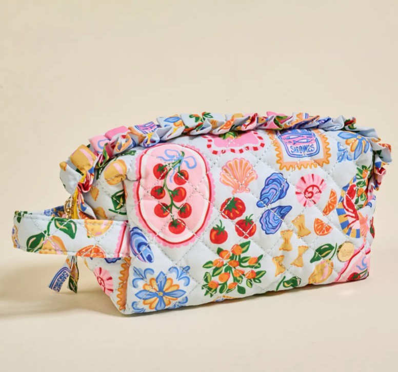 Essentials Quilted Cosmetic Pouch–Ciao Bella