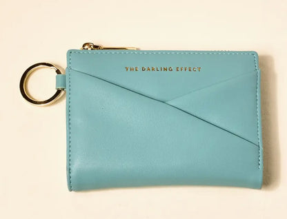 Luxe Pocket Wallet–Misty Blue