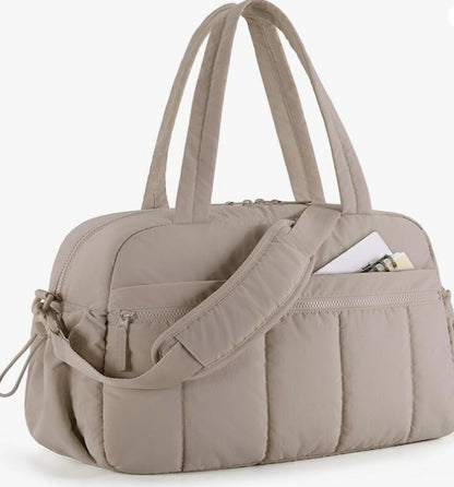 Lightweight Workout Duffle Bag- Camel