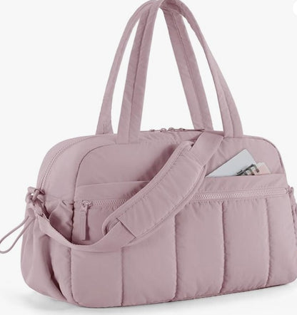 Lightweight Workout Duffle Bag- Orchid Purple