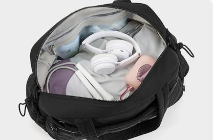 Lightweight Workout Duffle Bag- Black