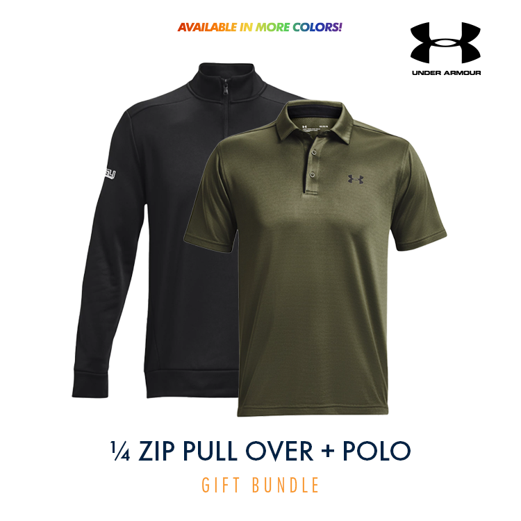 1/4 Zip Pullover + Polo - Gift Bundle