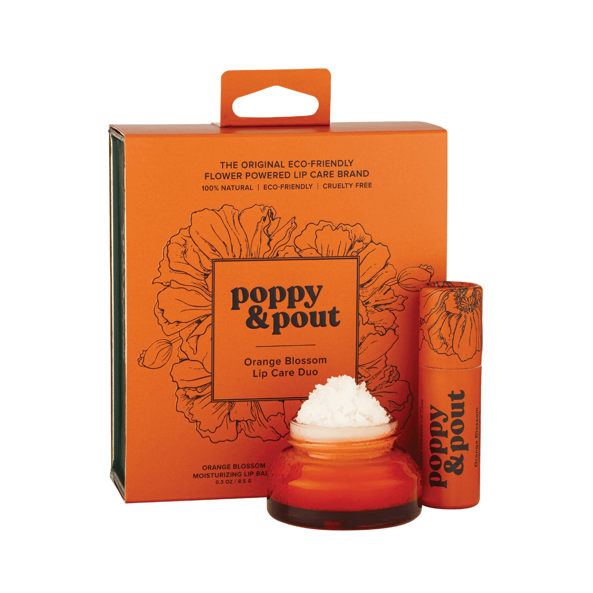 Poppy & Pout - Lip Care Duo - Orange Blossom