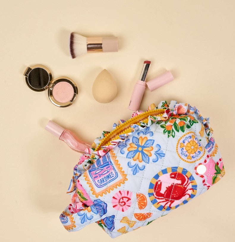 Essentials Quilted Cosmetic Pouch–Ciao Bella