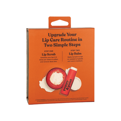 Poppy & Pout - Lip Care Duo - Orange Blossom