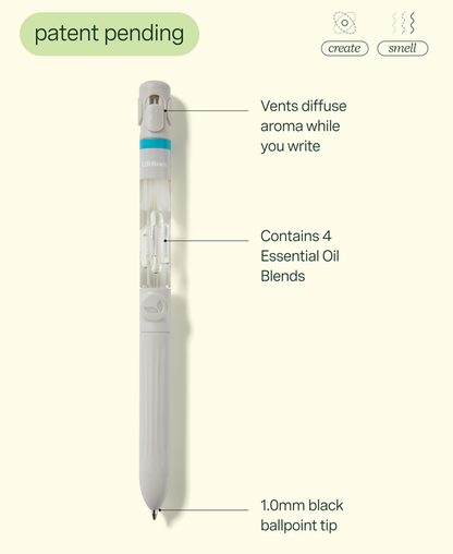 Lifelines Pen Diffuser with Essential Oil Blend - Crsip Mountain Air