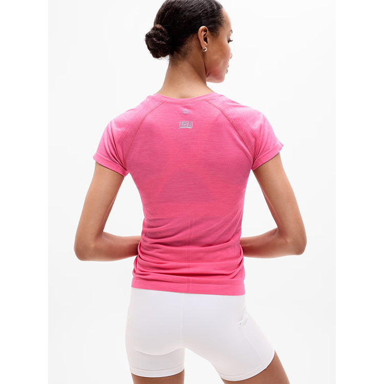 Athleta - Women's Momentum Flex Tee - Cerise Heather