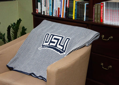 Herringbone Blanket - Navy