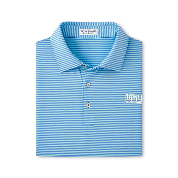 Peter Millar Men's Hales Performance Polo - Bonnet Blue