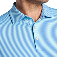 Peter Millar Men's Hales Performance Polo - Bonnet Blue