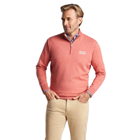 Peter Millar Men's Whitaker Quarter-Zip Sweater - Clay Rose