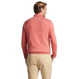 Peter Millar Men's Whitaker Quarter-Zip Sweater - Clay Rose