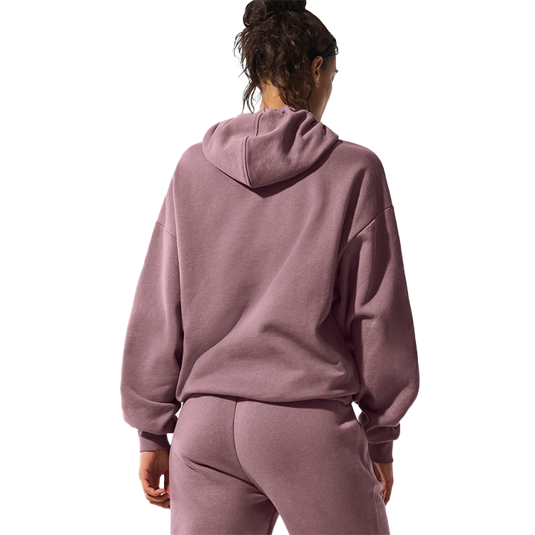Alo - Unisex Accolade Pullover Hoodie - Smoky Quartz