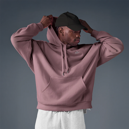 Alo - Unisex Accolade Pullover Hoodie - Smoky Quartz