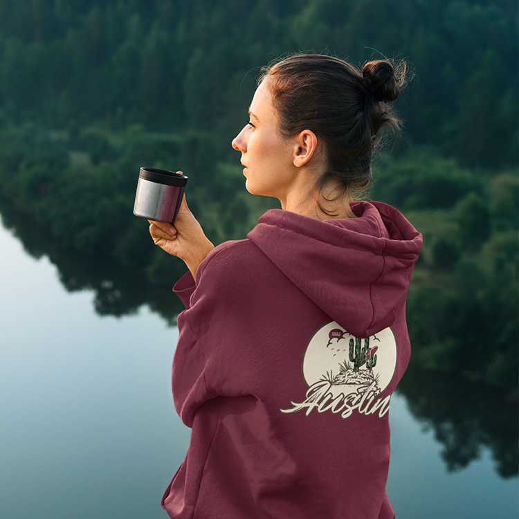 Unisex Branch Office Hoodie: Austin, Texas