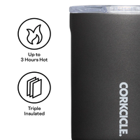 Corkcicle Pure Taste Ceramic Coffee Mug - 16 oz - Slate