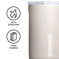 Corkcicle Pure Taste Ceramic Coffee Mug - 16 oz - Oat Milk