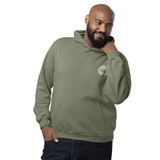 Monochrome Pullover Hoodie - Fatigue Green