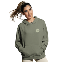 Monochrome Pullover Hoodie - Fatigue Green