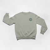 Monochrome Crewneck Pullover - Sage