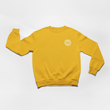 Monochrome Crewneck Pullover - Marigold